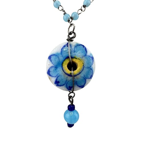 Boho hippie ceramic - hippie, flower